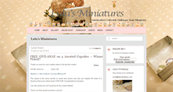 Desktop Screenshot of luluminiatures.com